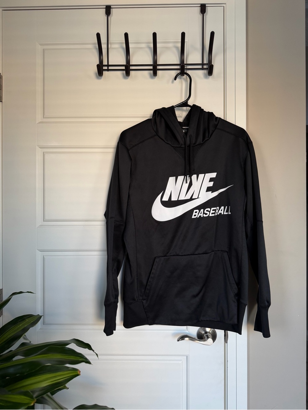 Nike Men's Black Baseball Hoodie Dri-Fit
